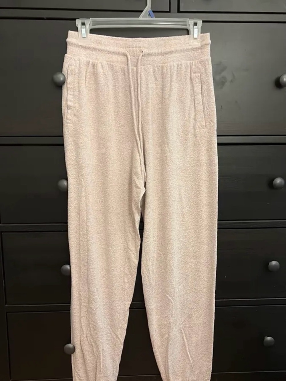 Donna Karan Light Pink Cozy Lounge Joggers